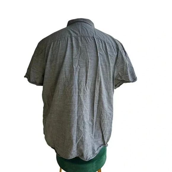 Perry Ellis short sleeve button up lightweight gray size XXL - Picture 5 of 6